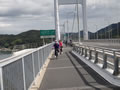 来島海峡大橋を4人で走りました