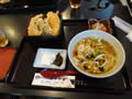 天ぷら定食を食べました
