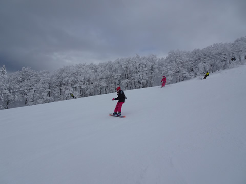 1月4日のスキージャム勝山２