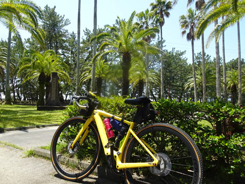 虹ケ浜海水浴場前