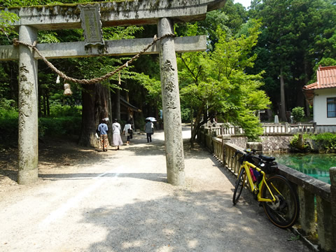 弁天池の入り口です