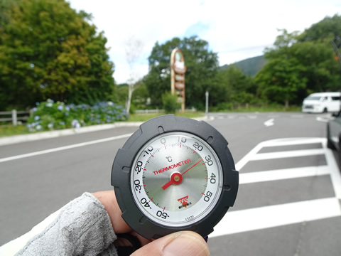 ここで27度位でした