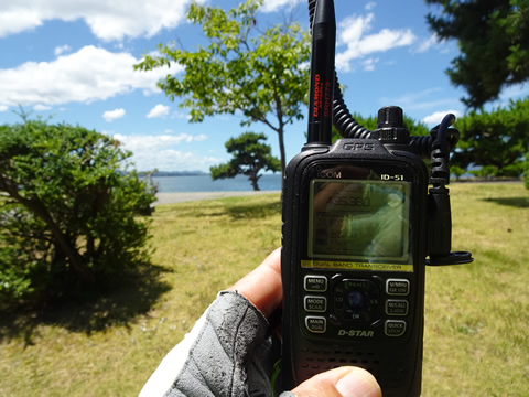 下の公園では届きませんでした