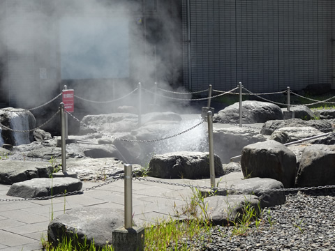 間欠泉がありました