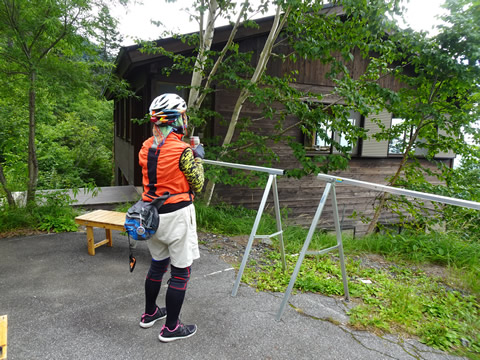 冷泉小屋で小休止
