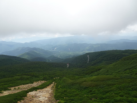 途中から雲が無くなりました