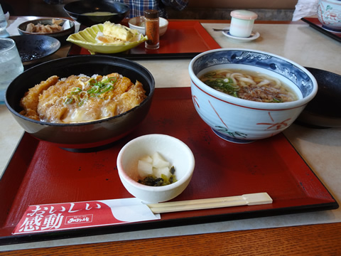 下松・みほり峠で昼食でした