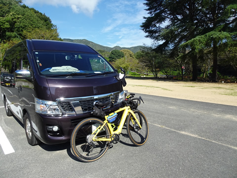 備前市サイクリングターミナルの駐車場