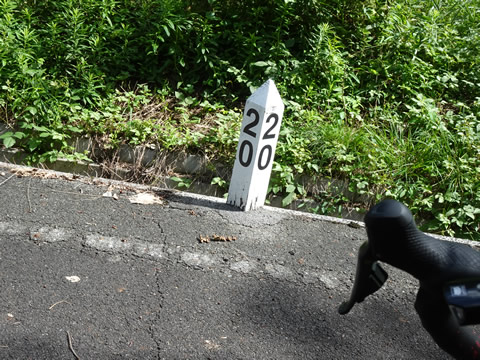 １Km毎にある印