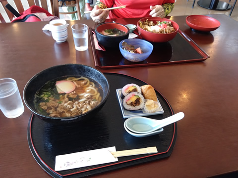 道の駅むいかいち温泉のレストラン