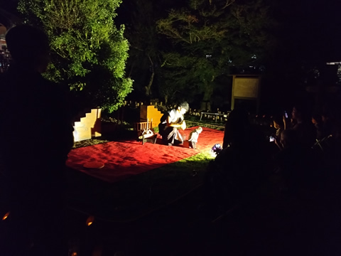 猿回しがありました