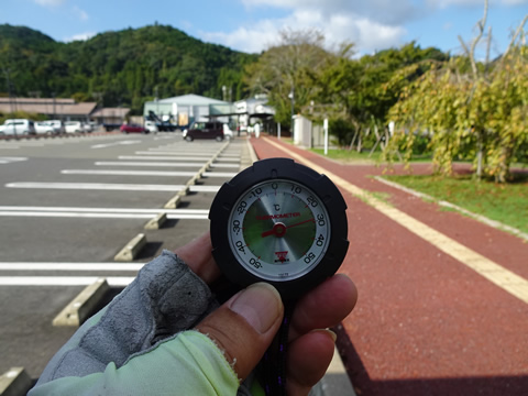 出発時は28度位