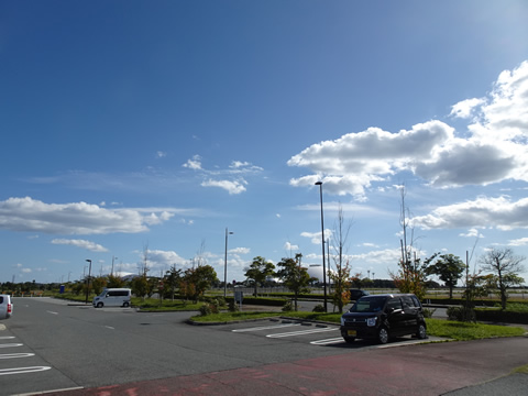 道の駅きららあじす駐車場
