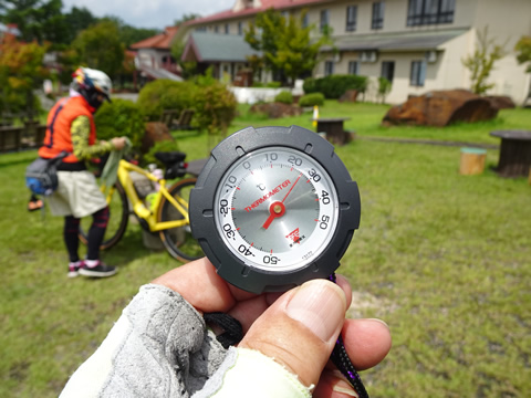 終了時で25度位でした。