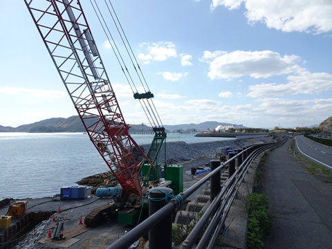 １８８号線道路工事