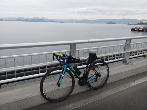 橋の反対側から周南市内側