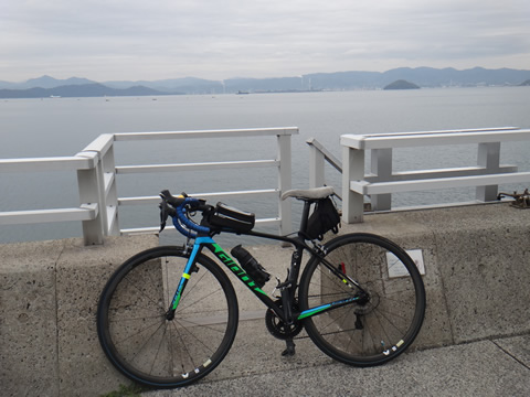 堰堤から徳山港・市内