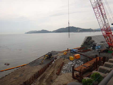 道路工事現場