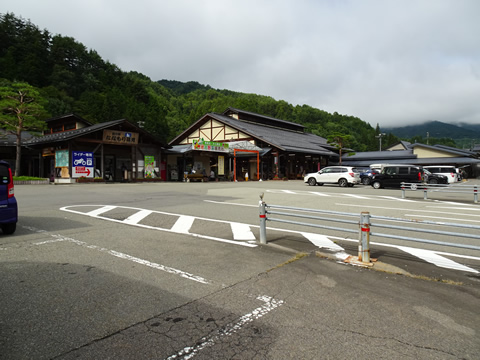 道の駅ななもり清見で車中泊でした